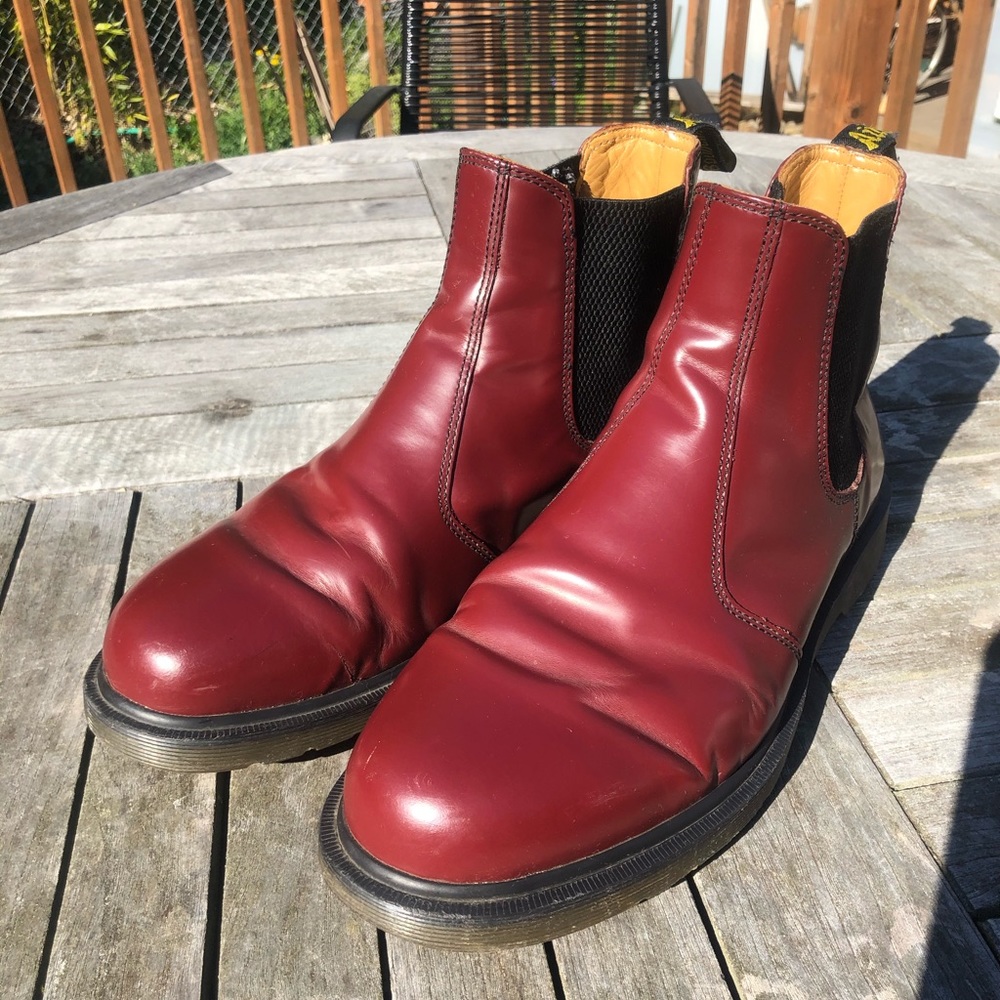 Dr Martens oxblood chelsea boots size 12